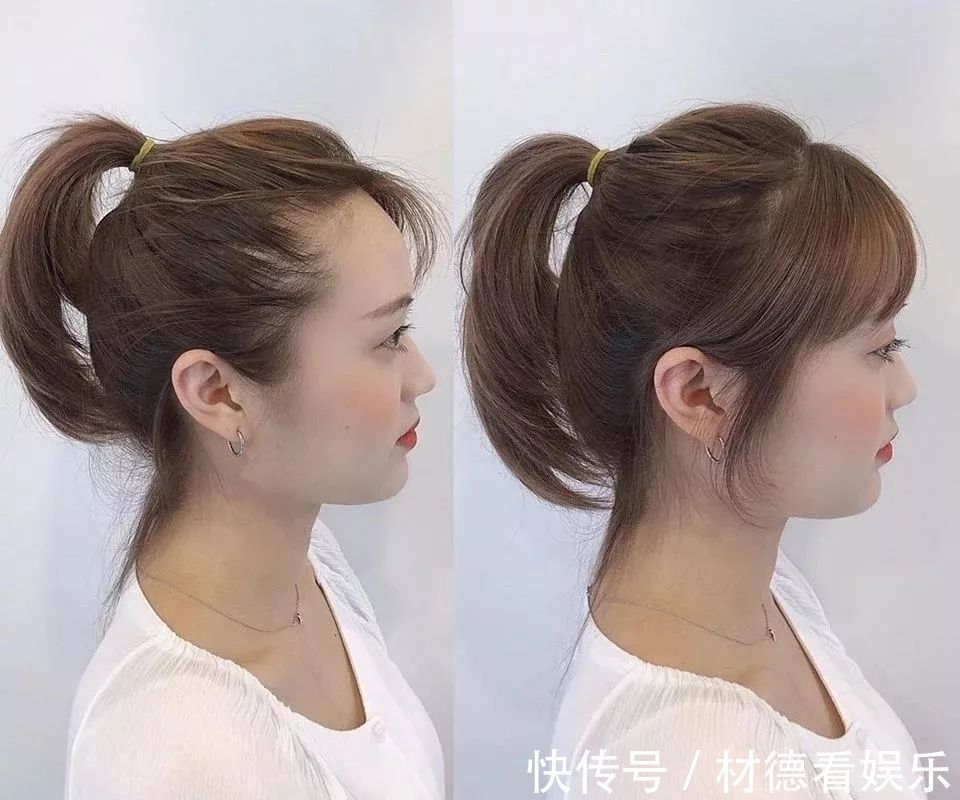 修剪 发型师解密不同脸型小脸关键,微秃女孩必学碎发发型修剪法!