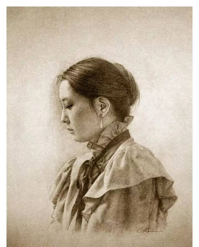 油画!日本著名油画家 森木草介,一辈子只画一个模特经典作品欣赏