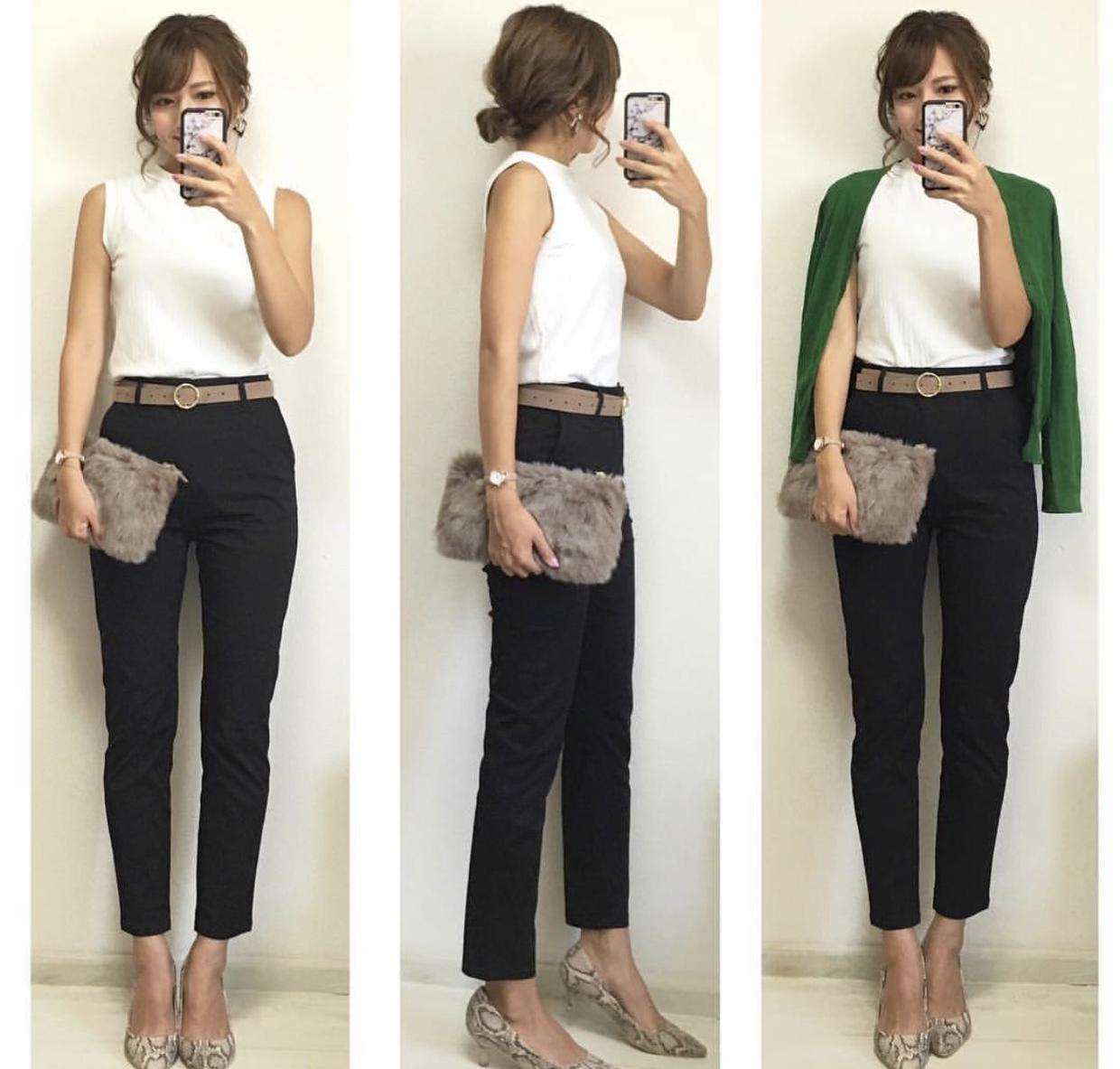 简约|日本小姐姐的简约穿搭又火了,注重细节的搭配,才是真正的高级