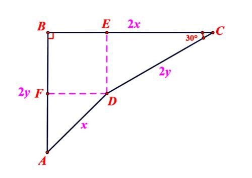 1道伊朗数学竞赛题，考查30°直角三角形，看似简单却难住不少学霸