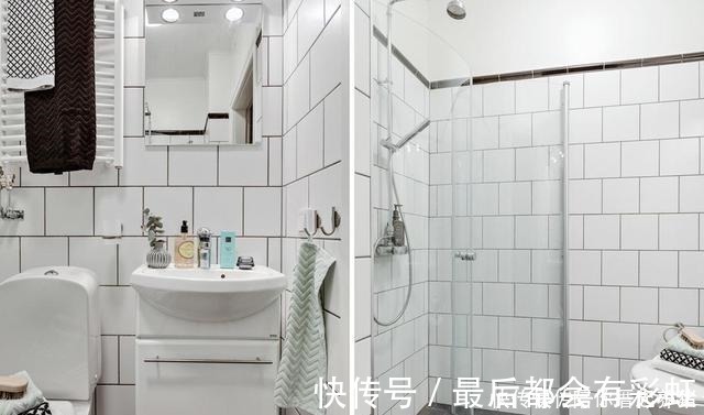 全屋|小户型64㎡,他坚持装一半玄关,在储藏室里做书房!太聪明了!