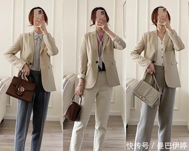 博主|35+女人不懂搭配？借鉴这位博主一衣多穿法，简约大方又气质