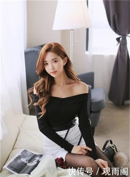 卷发|大波浪卷发的小姐姐紧身穿搭,好气质让人着迷