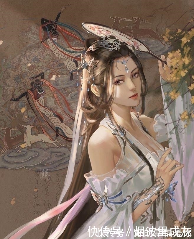 洛神赋#中华神话中的四大女神, 最后一位堪称中国雅典娜