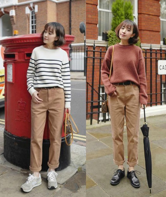 搭配 秋冬穿“阔腿裤”太冷今年流行这样穿,遮肉显瘦回头率超高