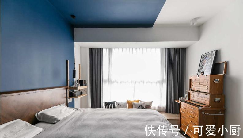 阳台|一家三口住,客厅不放沙发茶几,把阳台抬高,93㎡的家简约漂亮!