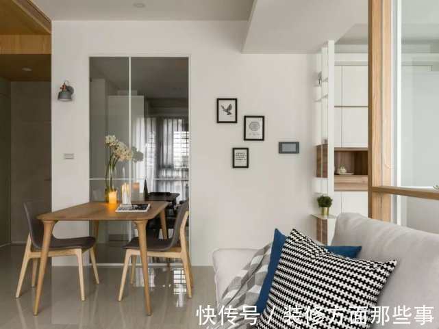 电视背景墙|76㎡现代风小户型,简单的装修却很治愈,真是越看越喜欢!