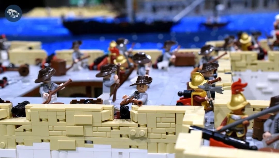 用乐高还原《海贼王》七武海原型“海盗之王”亨利·摩根的故事