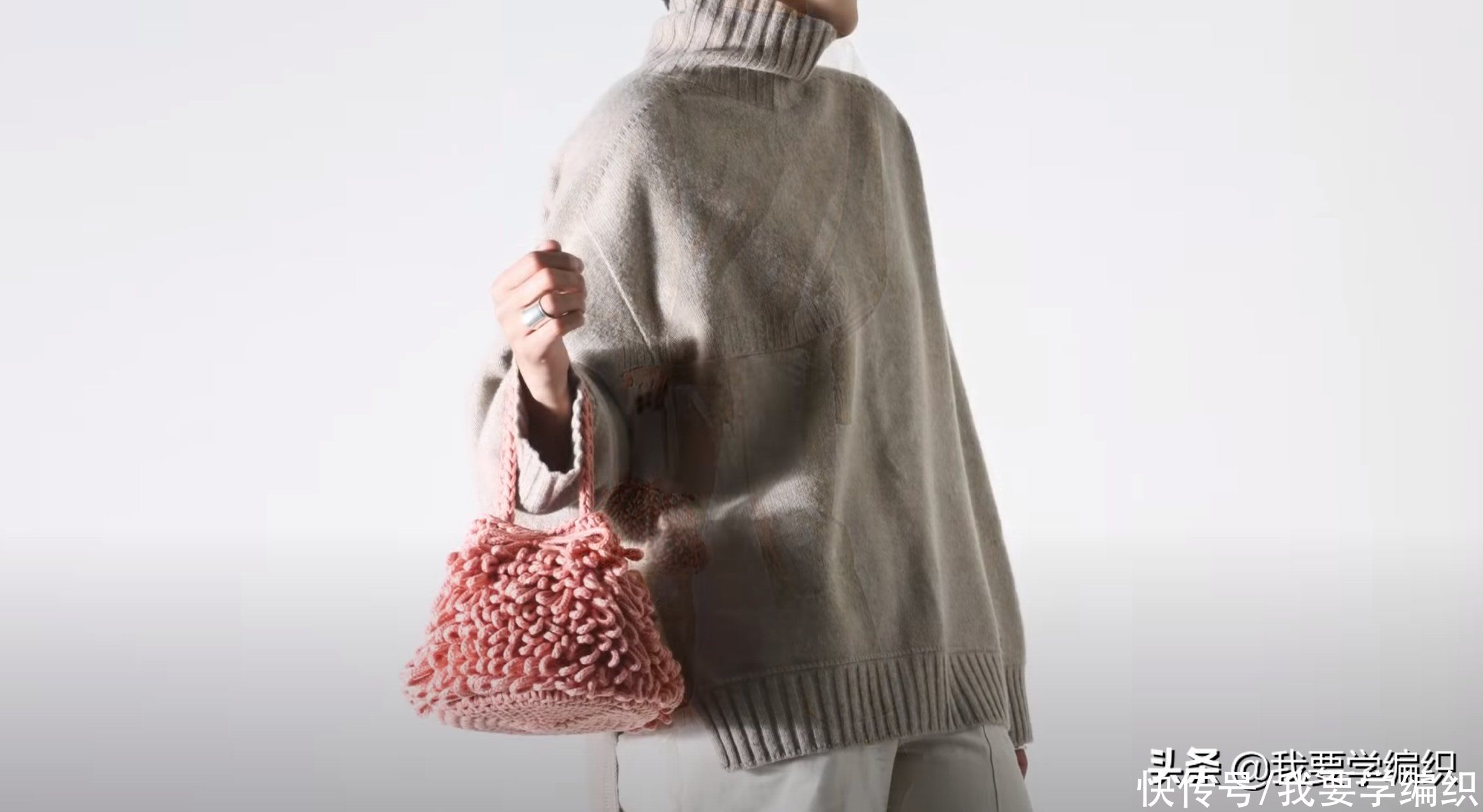 自己钩一款可爱又别致的手提包，刺猬包编织教程，新手入门级包包