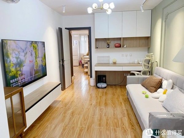 客厅|爆改43平小户型，不顾反对坚持主卧改客厅，完工后都说真香（上）