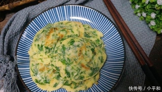 这个菜叶被很多人扔掉, 用它做早餐饼, 省事好吃又营养