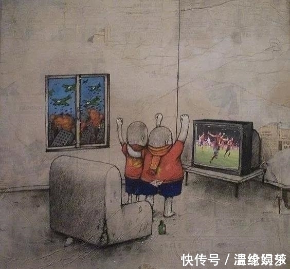 插画@这组内涵插画,刚看第一张笑喷了,看到第三张我就泪奔了