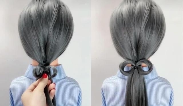 班花|低马尾编发教程,既漂亮又可爱,让你秒杀班花