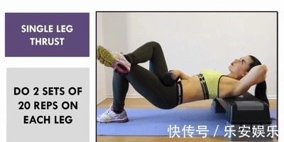 臀肌|5个臀部肌肉训练动作,每天9分钟打造更大和更圆臀肌,饱满翘圆臀