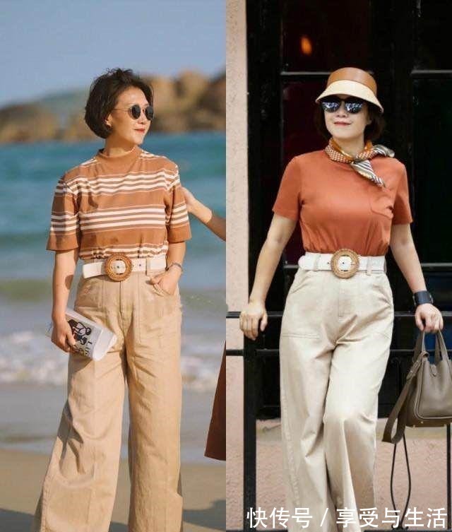 穿搭 50岁大龄女性怎么穿才时髦这3个搭配上的基础原则,一定要学会!