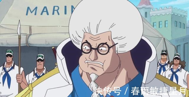 卡普|豪华奖章!海贼王中的海军肩章款式多样,英雄卡普的极为特殊