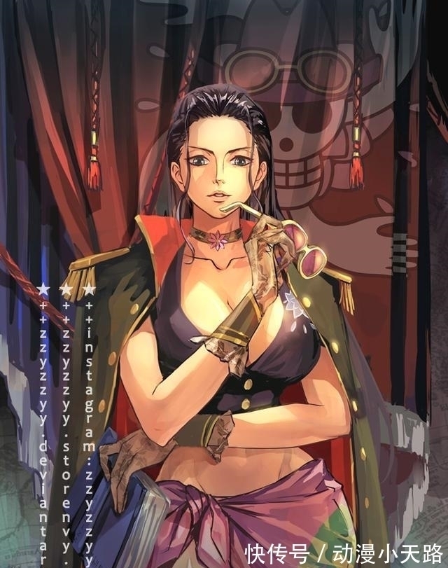 索隆|海贼王壁纸分享,索隆擦拭嘴角无比撩人,罗宾展现精英气场