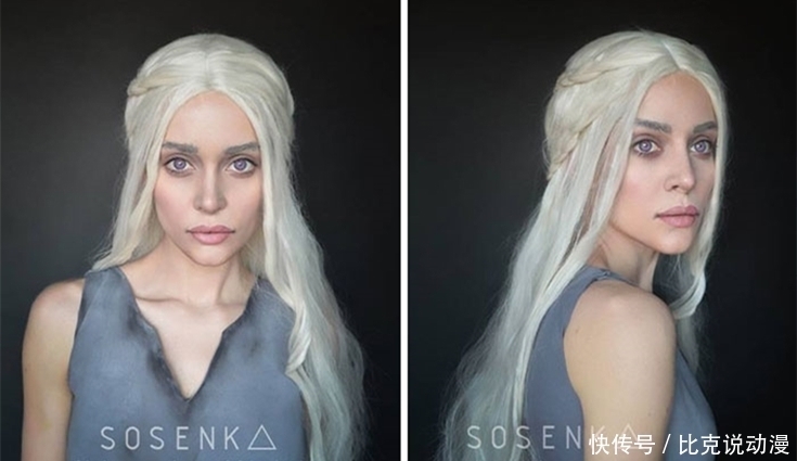 皮套仿妆齐上阵，波兰妹子堪比整容，一人Cos多个角色