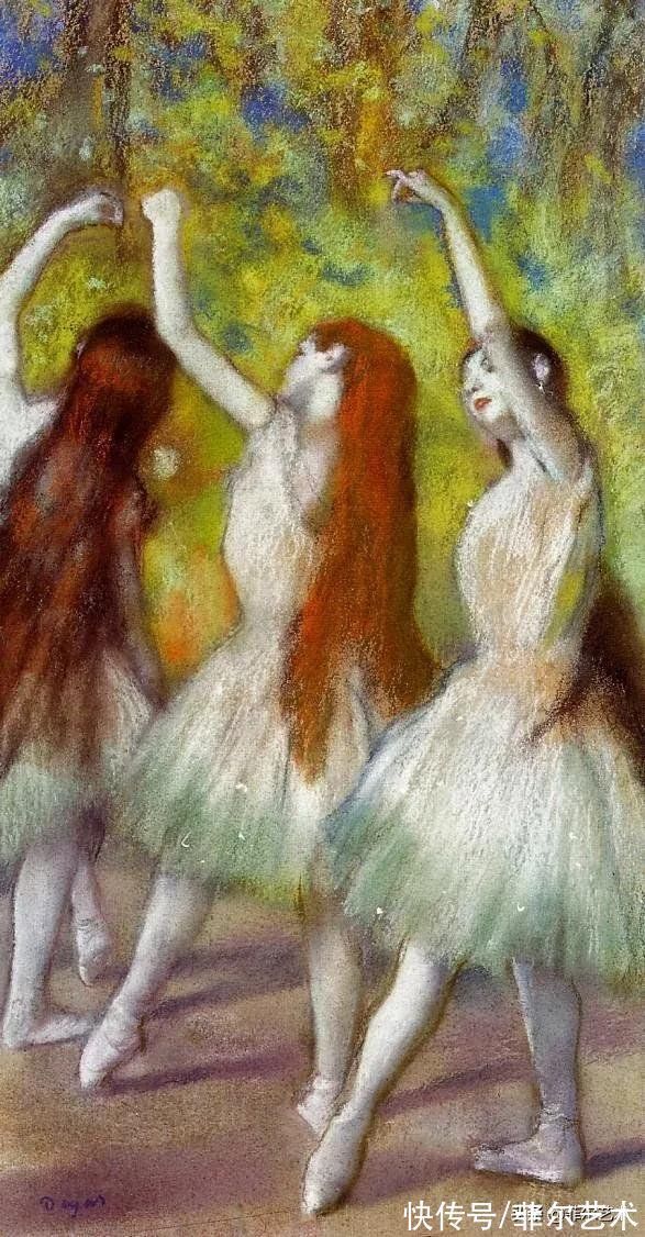 法国@法国艺术大师埃德加·德加舞女125幅油画作品,美翻了