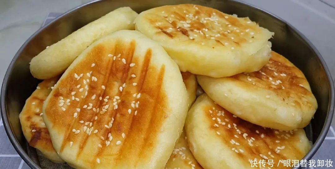 面包|烧饼这样做才过瘾,加2根山药,比面包油条还香,真的太好吃了