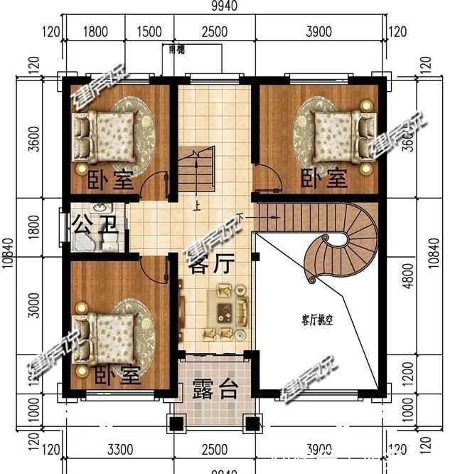 占地|占地102平的欧式别墅,36万建,找你的人不是相亲就是借图纸