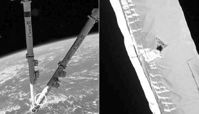 太空垃圾 太空垃圾“击伤”国际空间站机械臂