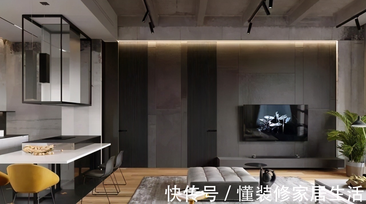老三件儿|越来越多家庭客厅不再装电视了,现在流行这样装,时尚又大气