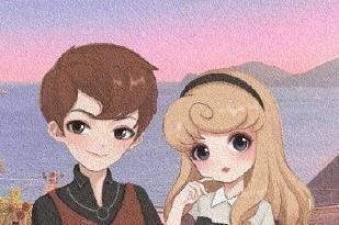 爱丽儿|迪士尼公主情侣头像,公主们都有属于她的王子,艾莎却有些不对劲