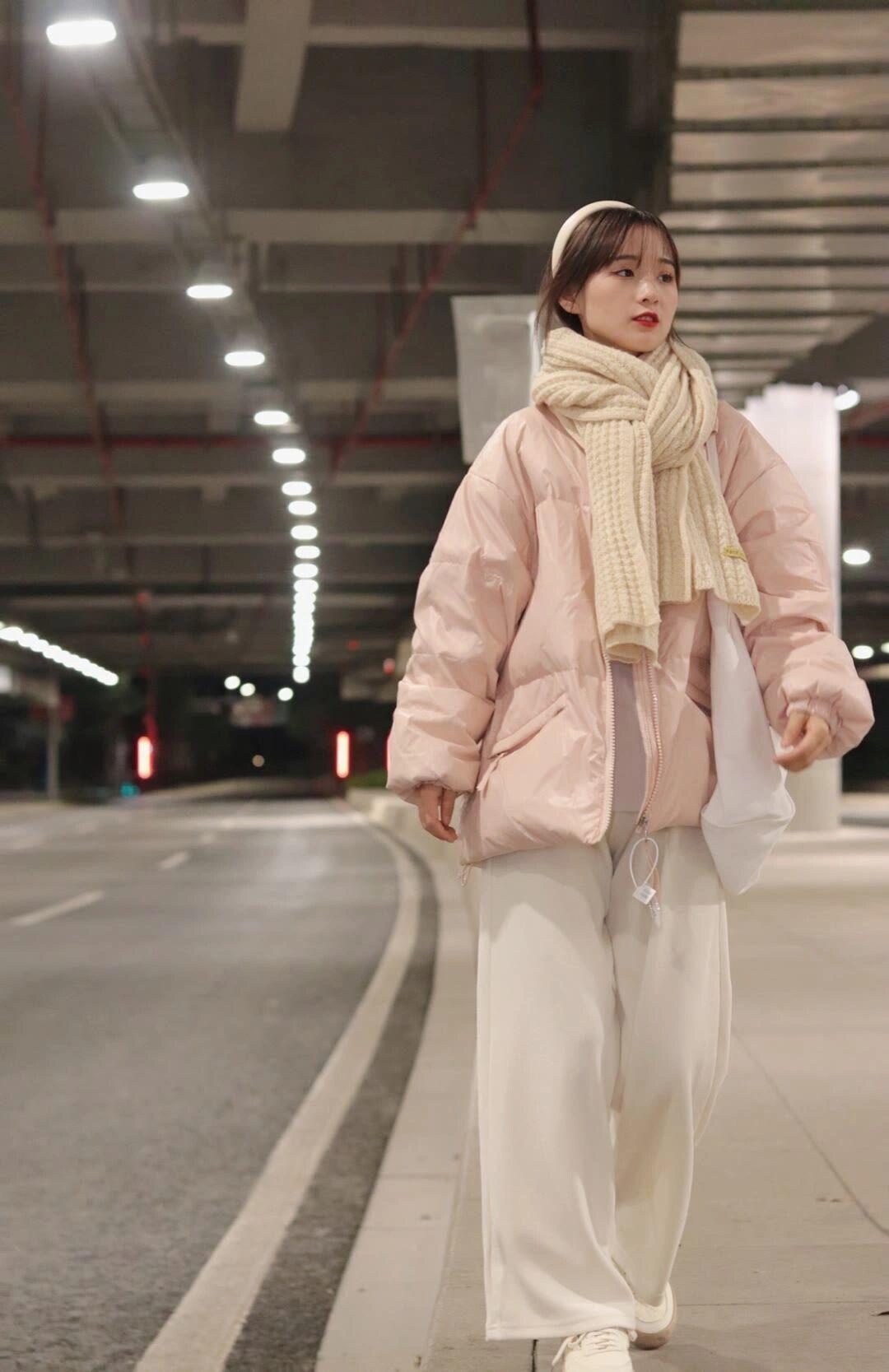 百搭|适合小个子女生的短款羽绒服,保暖温柔还显腿长,日常百搭不挑人