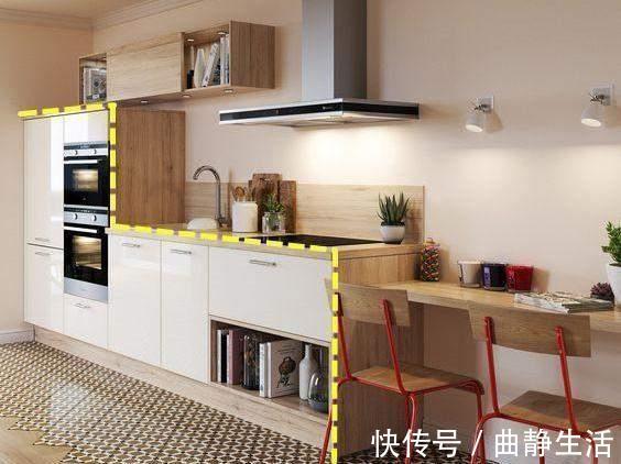 光波炉|厨房吊柜已经不流行了，地柜做成高低柜，高级又实用