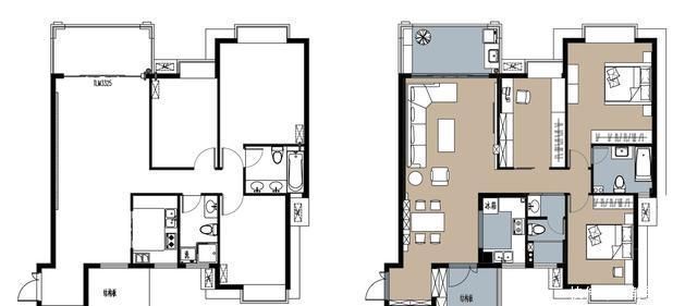 户型|装修就学她家,舍弃电视柜后,不仅空间感增加了,还非常大气