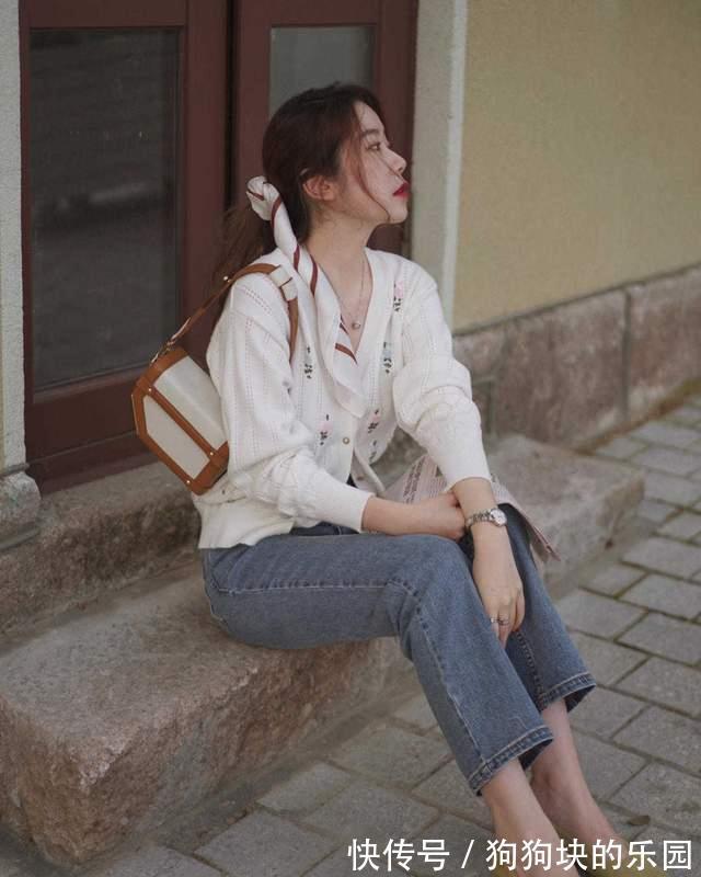 半身裙 秋天,针织衫怎么穿才是正解?学会几个搭配公式,提升气质又好看