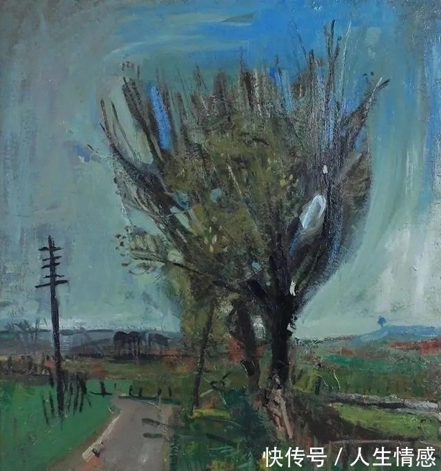 克罗齐#这种表现主义画得真美:英国画家琼·凯瑟琳作品选