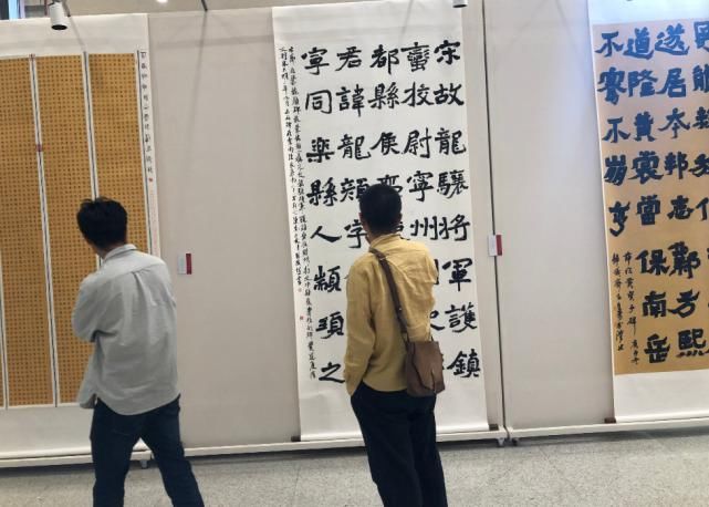 首届中国爨体书法临创作品展在昆开幕 190余件作品领略爨文化魅力