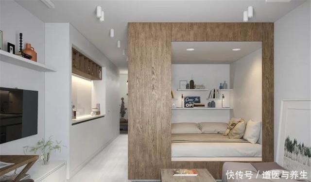 卧室|女孩独居29㎡小户型，一平米都不敢浪费，卧室仅有一张床大小！