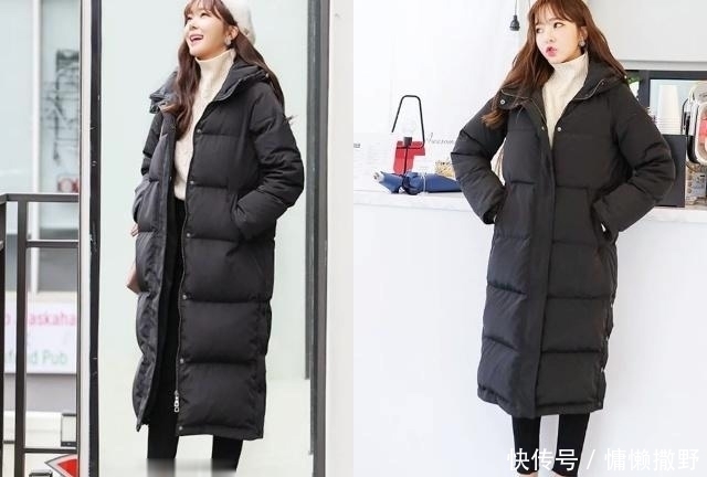 裤子|黑色羽绒服+黑色裤子,是冬季最显瘦最时髦的搭配!