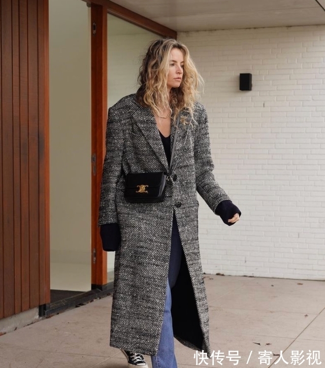 皮毛 冬天的高级感,一件大衣就够了