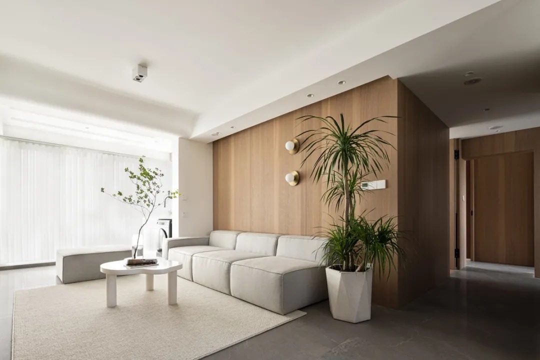 过道|109平自然简约现代风三居,颜值、功能与个性统统满足