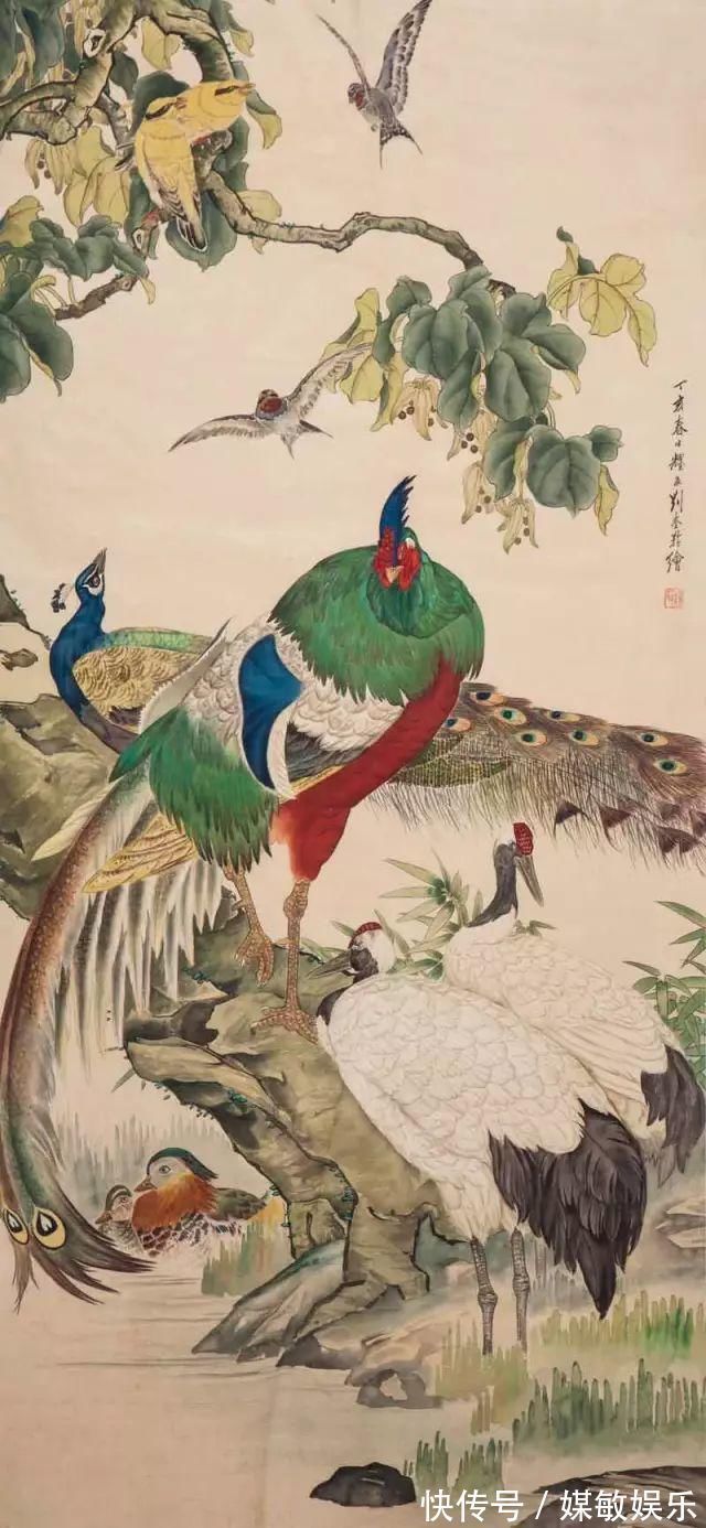 冷军#作品胜过齐白石,国画风格超过冷军,一张国画价值15亿
