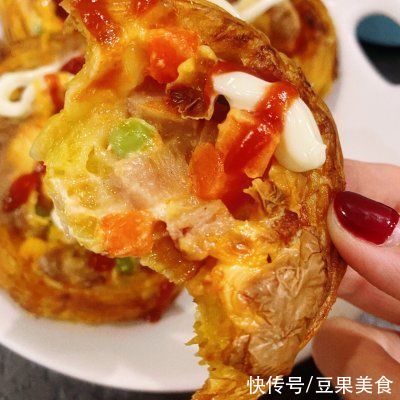 番茄酱|蛋挞皮迷你小披萨就这么做，新手也能零失败
