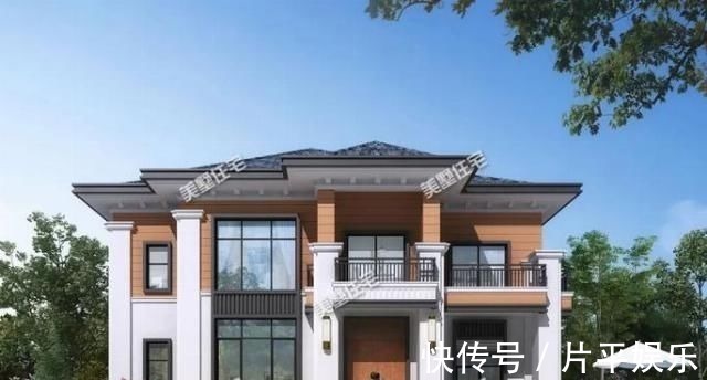 简欧别墅|8栋经典二层简欧别墅,第一套在农村最吃香,图纸收藏不后悔