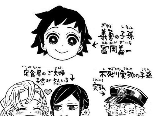善逸|鬼灭之刃最终卷附录鳄鱼亲自发糖 主角团秀恩爱 义勇师兄有后代