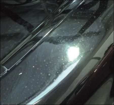 车漆表面的斑点