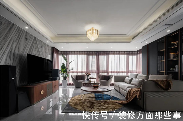 地毯|141平现代风三居室，一物一色，融洽于空间