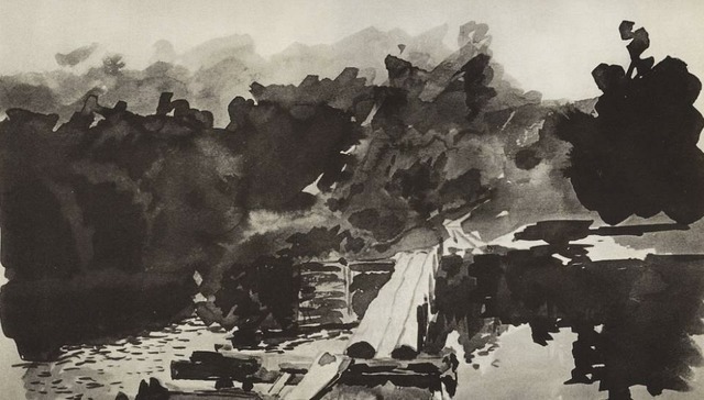 孔雀东南飞#世界名画《夏日的傍晚》,为何越看越让人害怕,它藏着一个秘密