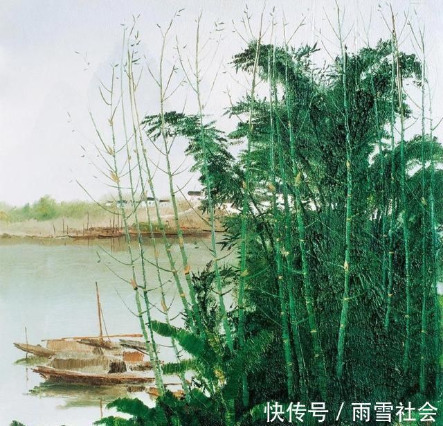 江南园林#“中国画”吴冠中画的太好,中国画在他笔下活了起来