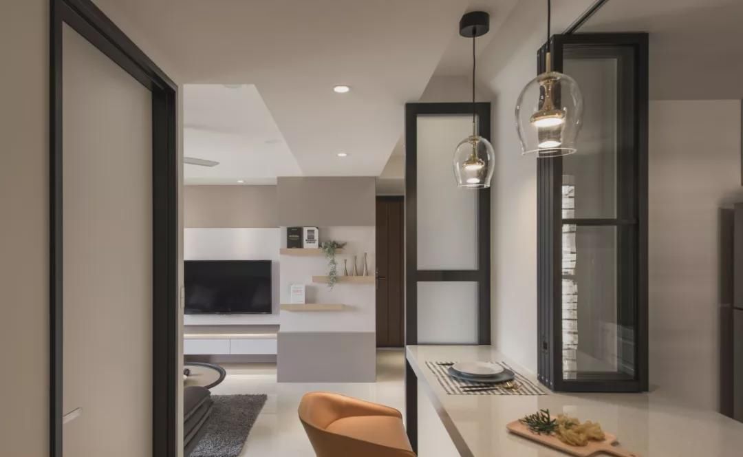 温馨|63平的现代风小户型，温馨大方的设计，爸妈看了都夸做得好