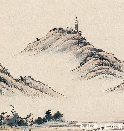 重阳秋色&扬帆山水间,项圣谟绘《重阳秋色》