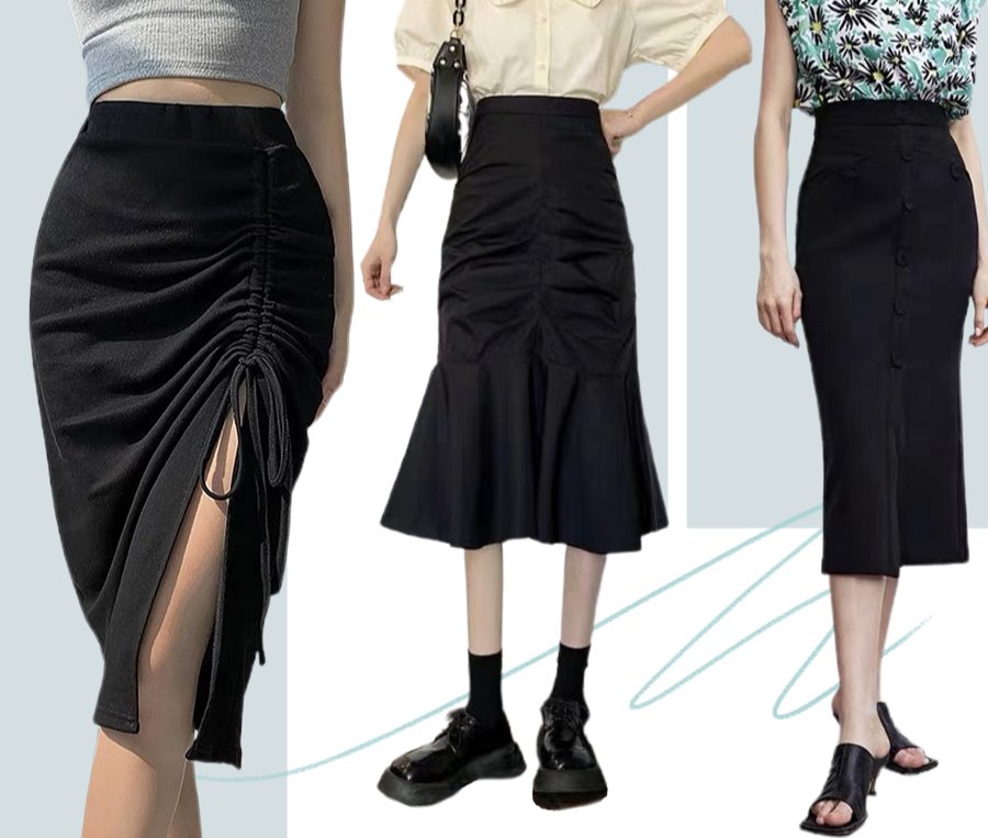 百褶裙|半身裙要怎么选，才能遮肉显瘦不显胯？
