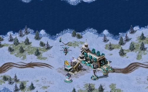 坦克|红警北极圈地图，是遭遇战最好的选择，易守难攻适合萌新玩家
